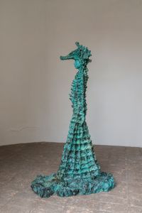 The Seahorse Shaman by Jean-Marie Appriou contemporary artwork sculpture