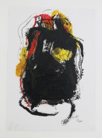Backpack 7 by Jagath Weerasinghe contemporary artwork painting, works on paper