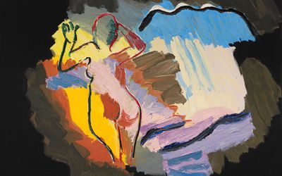 Karel Appel, Eternal Space of Being 8 (1990). Oil and acrylic on canvas. 190 x 228.5 cm. Courtesy Galerie Lelong & Co. Paris. 