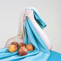 Peaches and Velvet by Petrina Hicks contemporary artwork print
