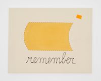 Untitled (remember) by Luca Frei contemporary artwork painting, works on paper