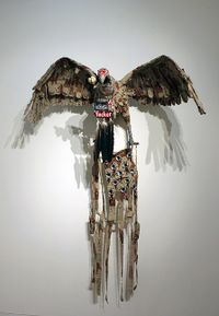 Gymnogyps californianus / Californian condor by Fiona Hall contemporary artwork sculpture