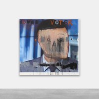 Voter Registration Card by Mark Flood contemporary artwork painting