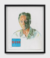 Ed Ruscha by Marc Richards contemporary artwork painting, works on paper, drawing