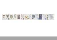 Untitled 2023, (Lunar Calendar) New York Times, 18-25 September 2023 by Rirkrit Tiravanija contemporary artwork works on paper, sculpture, print, mixed media, textile