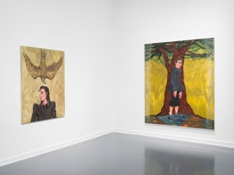 Exhibition view: Ania Hobson, Deep-rooted, SETAREH, Berlin (14 September–21 October 2023). Courtesy the artist and SETAREH. Photo: Trevor Good.