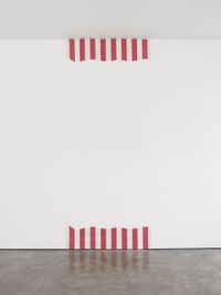 Une Pièce Coupée en Deux by Daniel Buren contemporary artwork painting