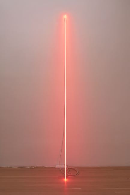 Leaning Horizon (Neon Red 2.1) by Cerith Wyn Evans contemporary artwork