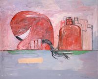 Febrile by Philip Guston contemporary artwork painting