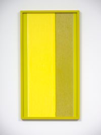 ICON green yellow (iv) by Shaun Waugh contemporary artwork print
