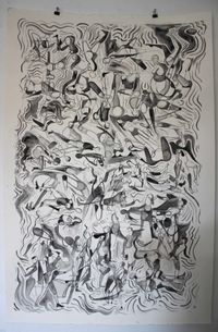 Multiple Personality 03 by Serena Ferrario contemporary artwork works on paper, drawing