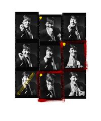 Stephen Fry Contact Sheet by Andy Gotts contemporary artwork photography, print