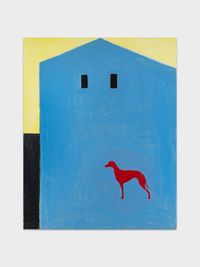 Haus und Hund 1 by Valentin Carron contemporary artwork painting