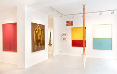 Exhibition view: Frank Mädler, Lob und Landschaft, Galerie—Peter—Sillem, Frankfurt (4 September–17 October 2020). Courtesy Galerie—Peter—Sillem.