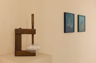 Exhibition view: Karine Rougier and Clara Rivault, Io and Jupiter, A2Z Art Gallery, Paris (24 July–4 September 2021). Courtesy A2Z Art Gallery.