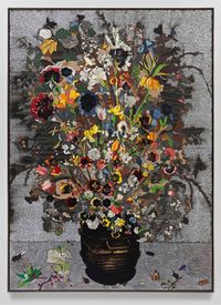 Bouquet of Flowers by Matthew Day Jackson contemporary artwork mixed media