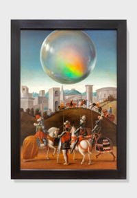 Studies into the Past by Laurent Grasso contemporary artwork painting