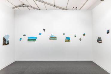 Exhibition view: Booth IN02, Jhaveri Contemporary, Frieze London (12–16 October 2022). Courtesy Jhaveri Contemporary.