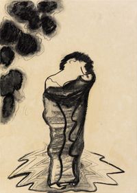 Umarmung by Yi Youjin contemporary artwork drawing