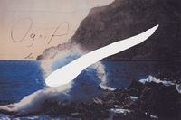Ogni Angelo Ha Il Suo Lato Spaventoso by Julian Schnabel contemporary artwork painting, works on paper, drawing