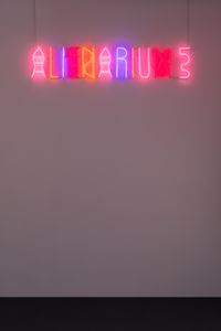 Alienarium 5 (Neon) by Dominique Gonzalez-Foerster contemporary artwork sculpture