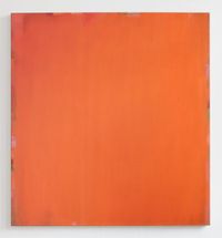 Pharoah S. Orange Green Red Pink Orange by Peter Tollens contemporary artwork painting, works on paper