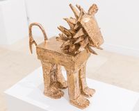 Lion by Mia Fonssagrives Solow contemporary artwork sculpture