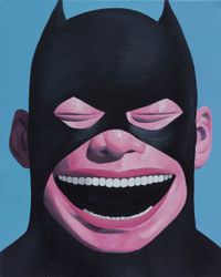 Batman by Yue Minjun contemporary artwork painting