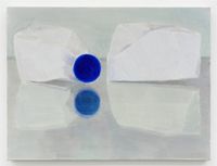 Gem, White Stone and Mirror No.3 by Shi Zhiying contemporary artwork painting