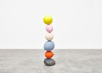 Untitled (Short People)Yellow, Pink, Cream, Blue, Orange by Gimhongsok contemporary artwork sculpture