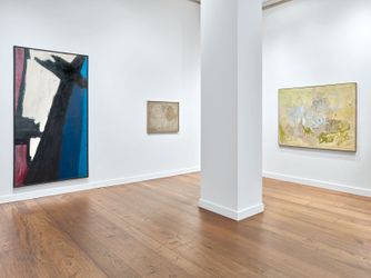 Exhibition view: Group Exhibition, A Gesture of Conviction -Woman of Abstract Expressionism, SETAREH, Düsseldorf (1 December 2018–9 March 2019). Courtesy SETAREH.