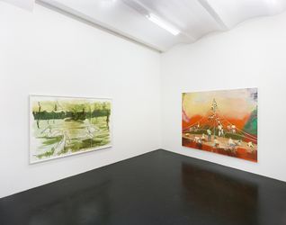 Exhibition view: Thomas Eggerer, O Pioneers, Galerie Daniel Buchholz, Cologne (13 January–14 February 2006). Courtesy Galerie Daniel Buchholz.