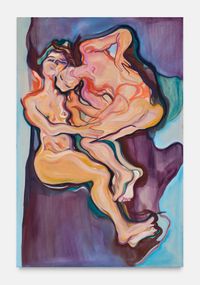 Twin falls by Ana Karkar contemporary artwork painting