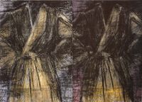 Two Dark Robes by Jim Dine contemporary artwork print
