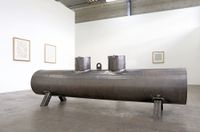 cross sectional military stomach data acid volatility by Robert Hood contemporary artwork sculpture