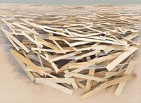 Destruction no. 61 by Tadashi Kawamata contemporary artwork painting, sculpture