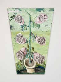 Odyssey roses by Ken Taylor contemporary artwork painting, works on paper