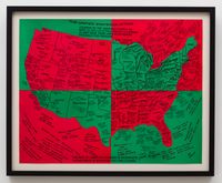 United States of Attica by Faith Ringgold contemporary artwork works on paper