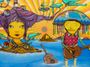 Contemporary art exhibition, OSGEMEOS, Portal at Lehmann Maupin, 501 West 24th Street, New York, United States