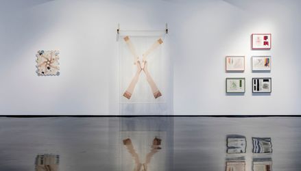 Exhibition view: Flying Out (Firecracker), Tolarno Galleries, Melbourne (10 February–24 February 2024). Courtesy Tolarno Galleries. Photo: Andrew Curtis.