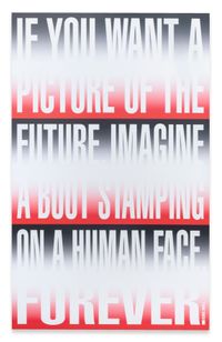 Untitled (IF YOU WANT A PICTURE) by Barbara Kruger contemporary artwork print