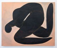 (Untitled) black figure by Vanessa Beecroft contemporary artwork painting