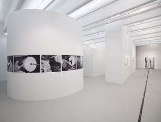 Exhibition view: Piero Manzoni, Lines, Hauser & Wirth, 22nd Street, New York (25 April–26 July 2019). © Fondazione Piero Manzoni, Milan. Courtesy the artist and Hauser & Wirth. Photo: Thomas Barratt.