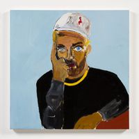 Untitled (Portrait of Jesse Williams) by Henry Taylor contemporary artwork painting