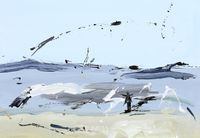 하늘과 바다와 땅 사이 by Heo Chanmi contemporary artwork painting