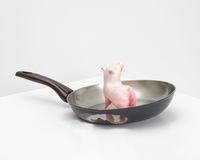 Pigs & Porks by Urs Fischer contemporary artwork painting, sculpture