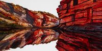 Striped Gorge by Neil Frazer contemporary artwork painting