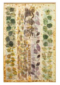 What's In a Name III by Geraldine Javier contemporary artwork textile