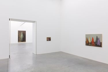 Exhibition view: Michaël Borremans, Coloured Cones, Zeno X Gallery, Antwerp (13 January–20 February 2021). Courtesy Zeno X Gallery.