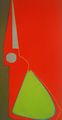 Red Half Scissors, Upright by Mao Xuhui contemporary artwork 1